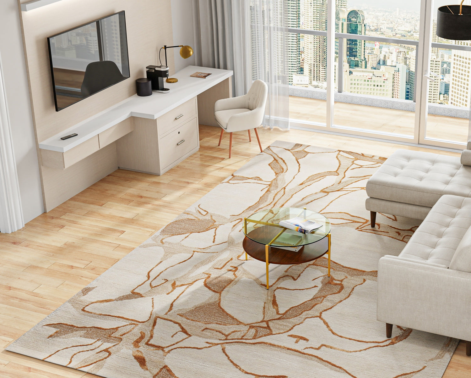 Abstract area rugs by bashian