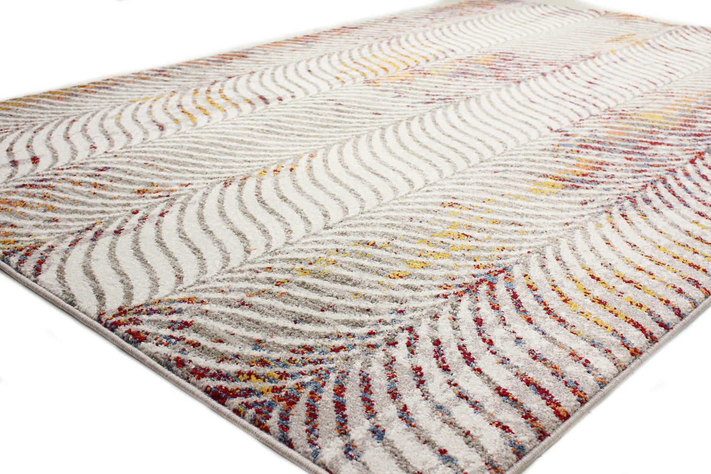 Xyla Area Rug, Ivory Rust