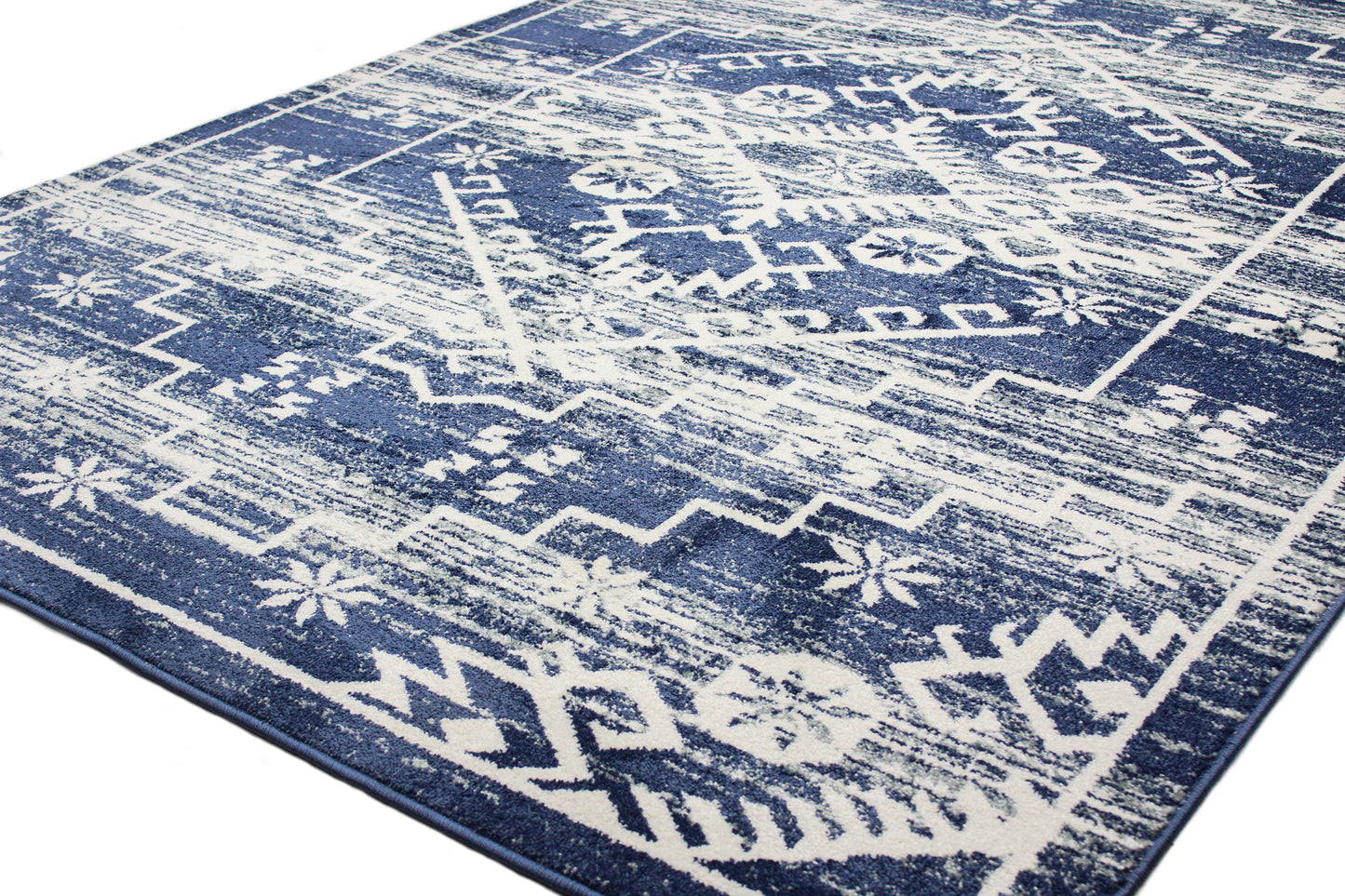 London Area Rug, Dark Blue