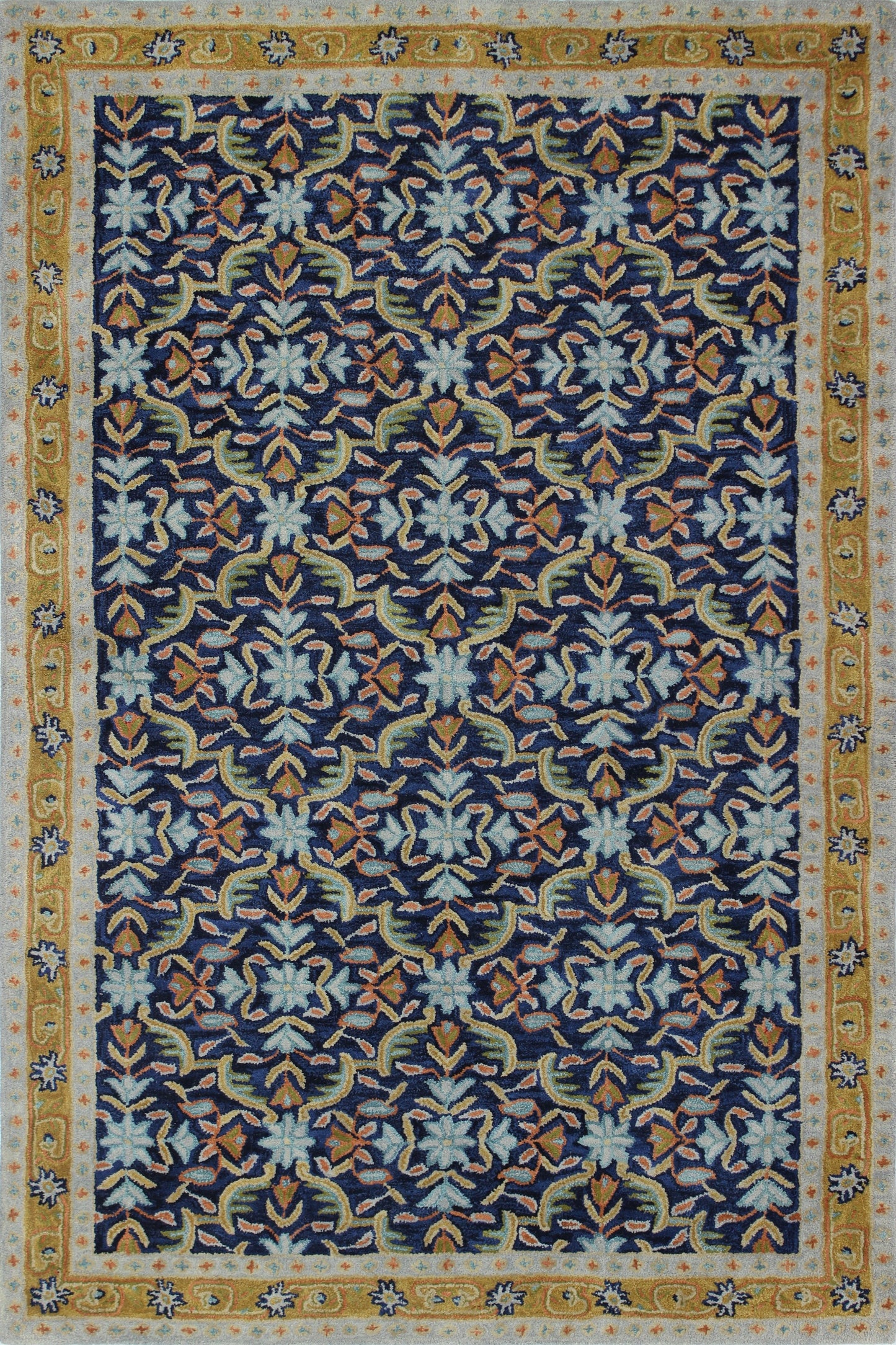 Pelham Area Rug, Navy