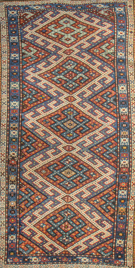 635831-ANTIQUE KAZAK-RUST