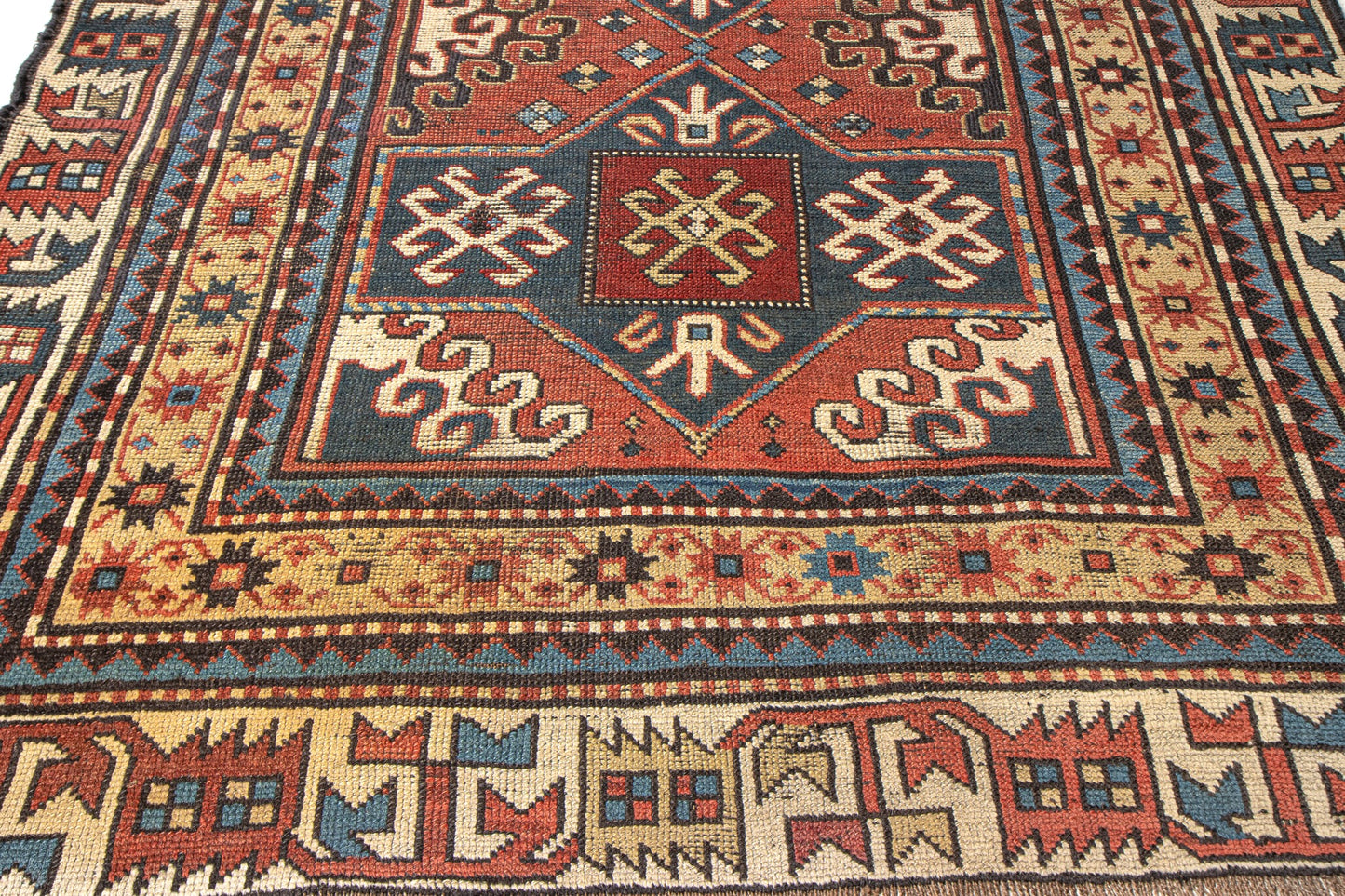 635839-ANTIQUE KAZAK-RUST