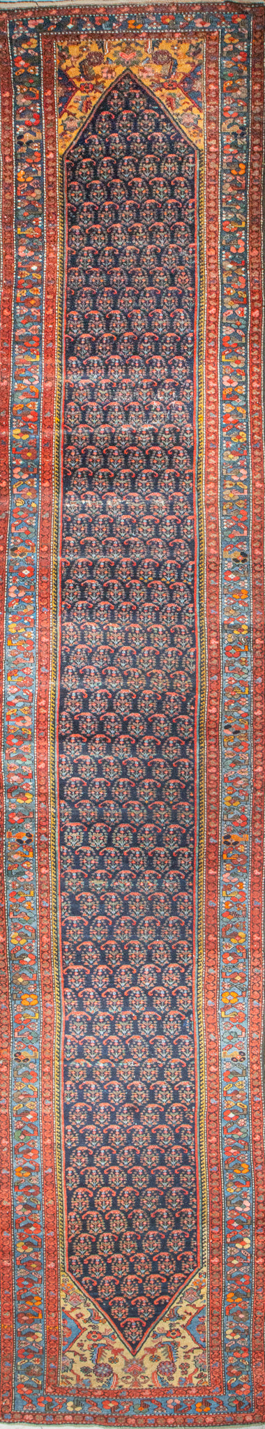 635847-ANTIQUE KAZAK-DARK BLUE