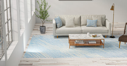 Mitzi Area Rug, Light Blue