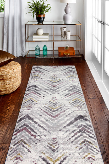 Luka Area Rug, Ivory Grey