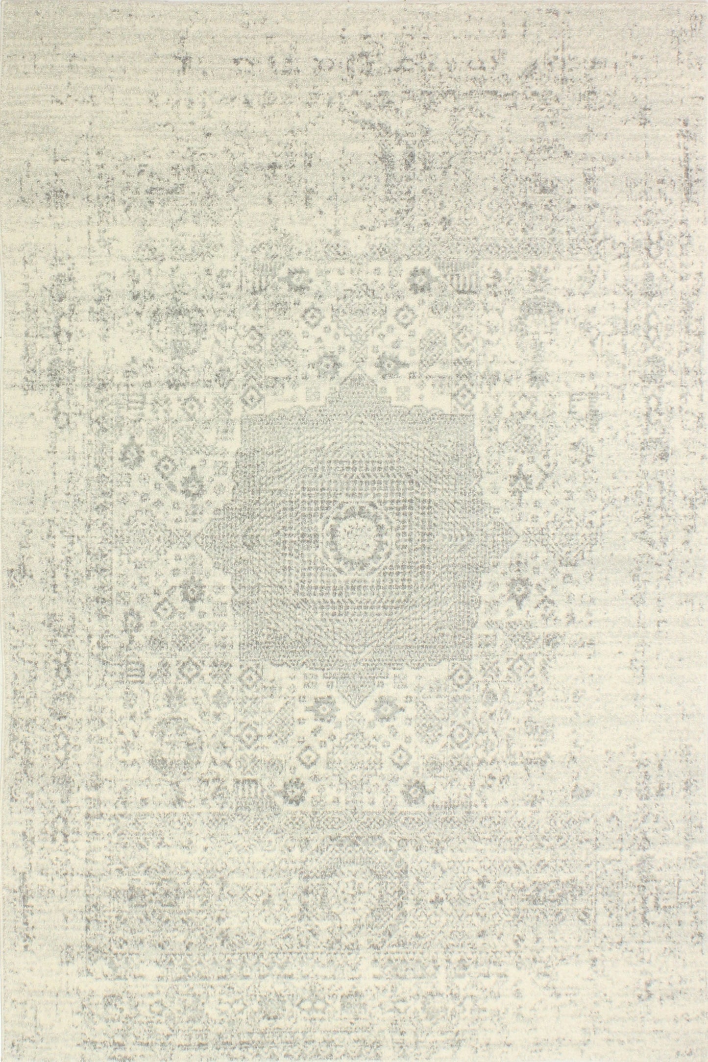 Fanny Area Rug, Ivory Silver