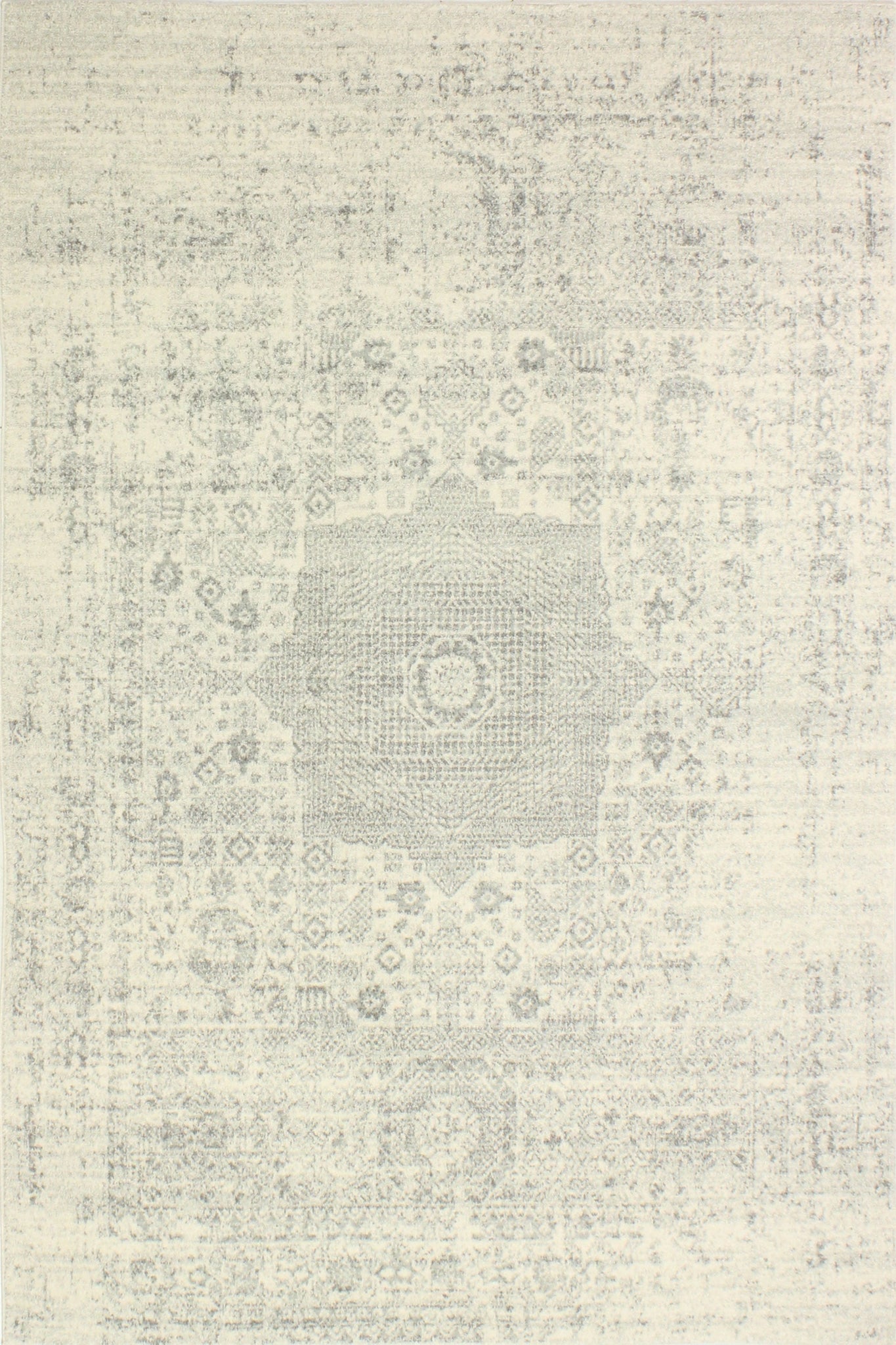 Fanny Area Rug, Ivory Silver