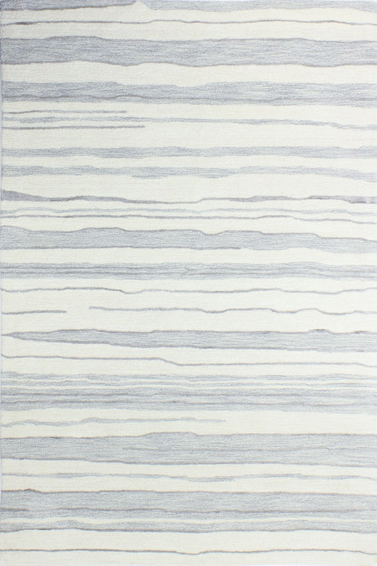 Alana Area Rug, Ivory Silver