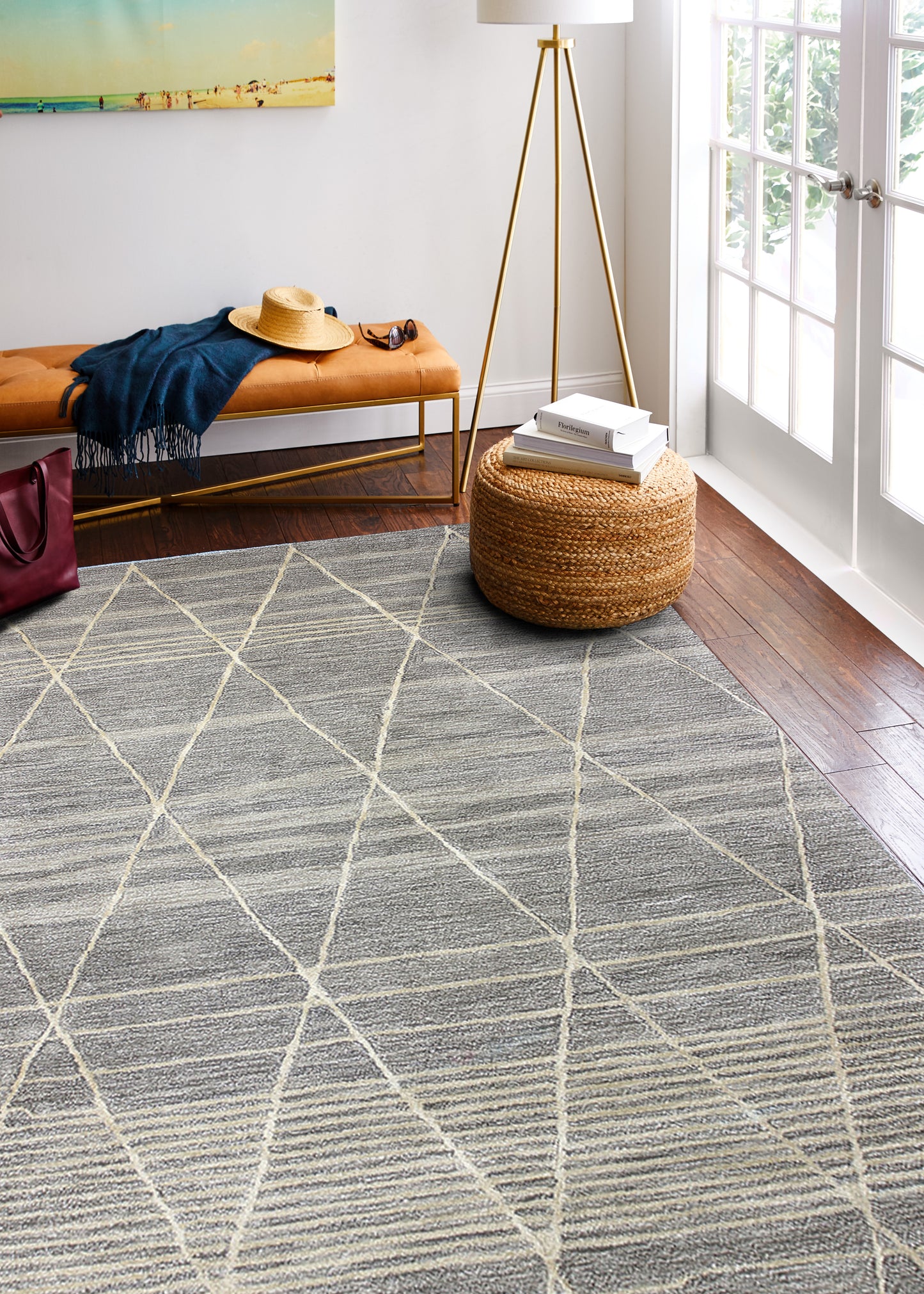 Lola Area Rug, Taupe