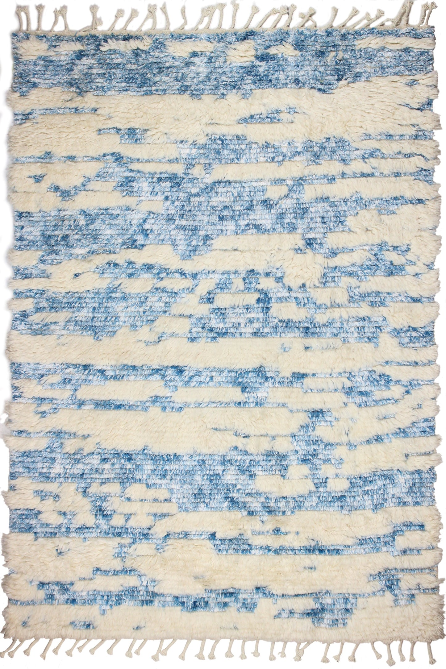 Xerxes Area Rug, Ivory Blue