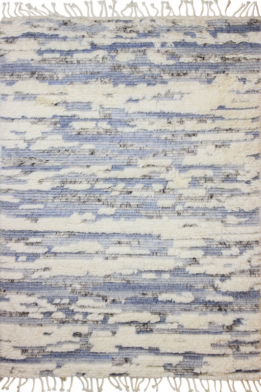 Xina Area Rug, Ivory Blue